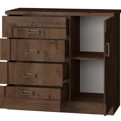 Moderní kombinovaná komoda GIADA - dub lefkas