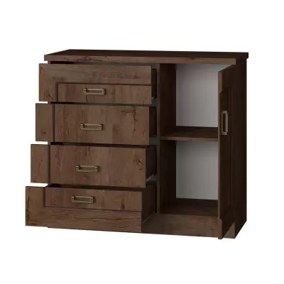 Moderní kombinovaná komoda GIADA - dub lefkas