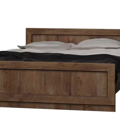 Manželská postel GIADA - 160x200, dub lefkas