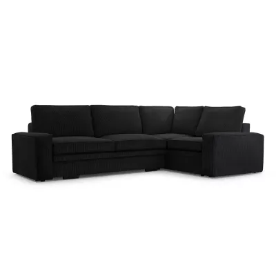 Rozkládací sedací souprava ALICA - černá, pravá