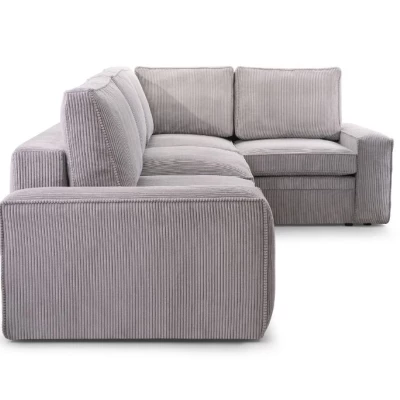 Rozkládací sedací souprava ALICA - světle šedá, pravá