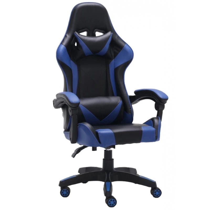 Herní židle LEMBIT - černá / modrá