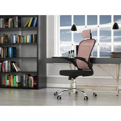 Židle do kanceláře RENEK - růžová