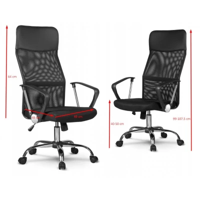 Kancelářská židle ERLEND - černá