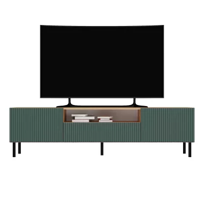 TV stolek FREDO 1 - hnědý / zelený