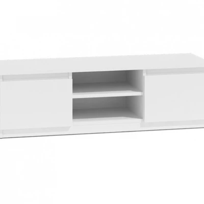 Stolek pod televizi SABA 1 - matný bílý