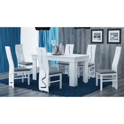 Jídelní stůl JESS - bílý