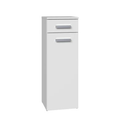 Nízká skříňka do koupelny se zásuvkou ATSO - matná bílá