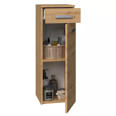 Nízká skříňka do koupelny se zásuvkou ATSO - dub artisan