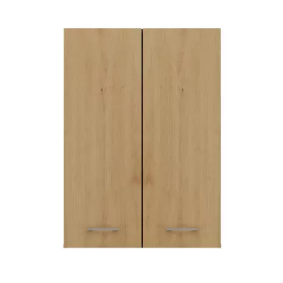 Horní koupelnová skříňka MARGO - dub artisan / antracitová