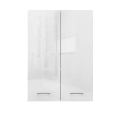 Horní koupelnová skříňka MARGO - lesklá bílá