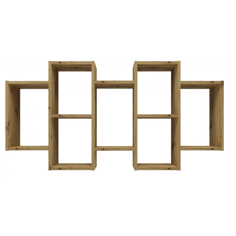 Nástěnný regál INDREK - dub artisan