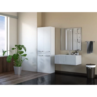 Koupelnová skříňka VALDUR 2 - matná bílá