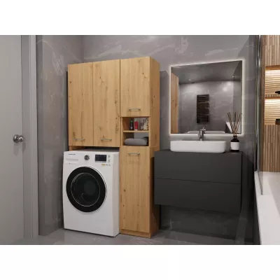 Koupelnová skříňka nad pračku RISTO 2 - dub artisan