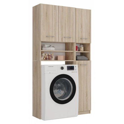 Koupelnová skříňka nad pračku RISTO 1 - dub sonoma