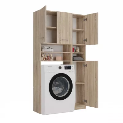 Koupelnová skříňka nad pračku RISTO 1 - dub sonoma