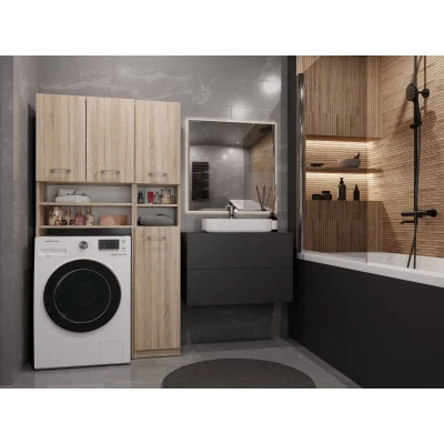 Koupelnová skříňka nad pračku RISTO 1 - dub sonoma