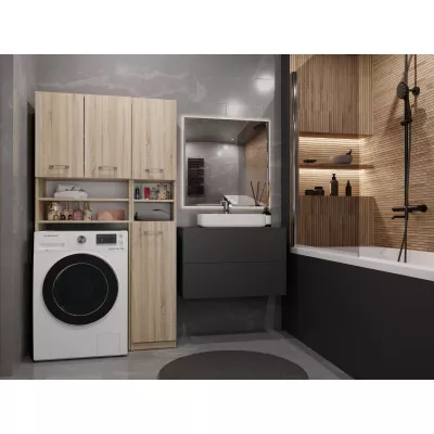 Koupelnová skříňka nad pračku RISTO 1 - dub sonoma