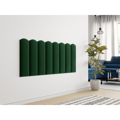 VÝPRODEJ - Čalouněný nástěnný panel 70x20 BEJO - tmavý zelený