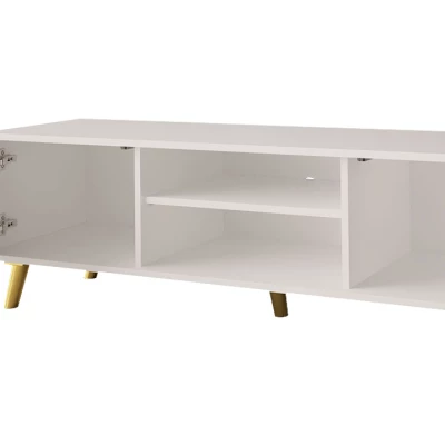 VÝPRODEJ - Televizní stolek LUZ 1 - bílý