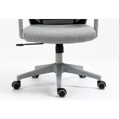 Otočná židle JACIRA - černá / šedá