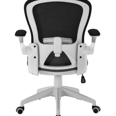 Otočná židle RASIMA - černá / bílá