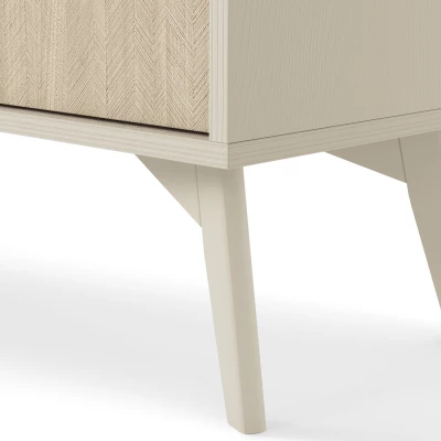 Televizní stolek MEDEA - pískově béžový / jedle