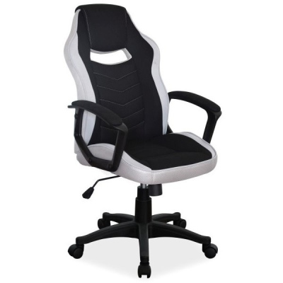 VÝPRODEJ - Kancelářská židle ELIDA - černá / šedá