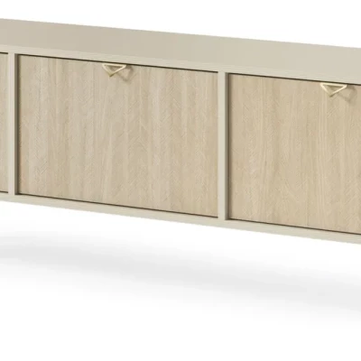 Televizní stolek MEDEA - pískově béžový / jedle