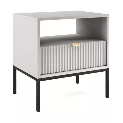 Noční stolek MISHEEL - šedý