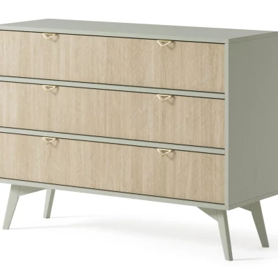 Komoda s šuplíky MEDEA - eukalyptus / jedle