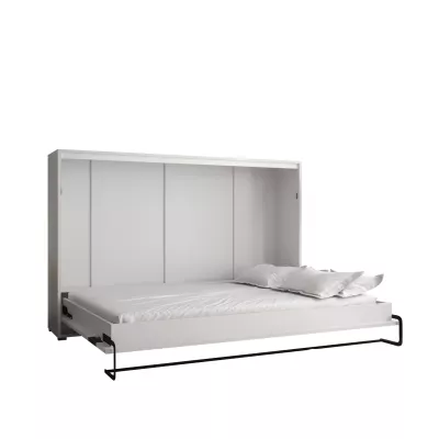 Horizontální výklopná postel HAZEL 140 - matná bílá