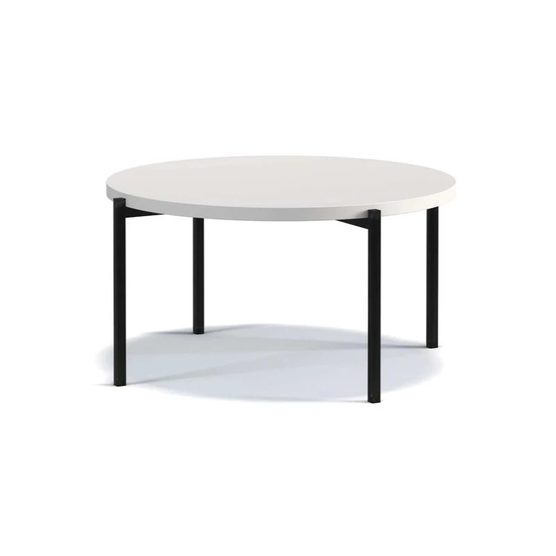 Kulatý konferenční stolek VILEM 1 - bílý