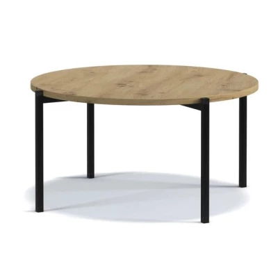 Kulatý konferenční stolek VILEM 1 - dub artisan