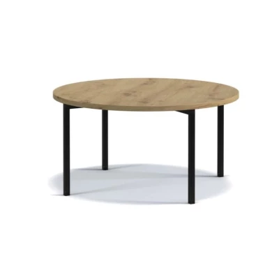 Kulatý konferenční stolek VILEM 2 - dub artisan
