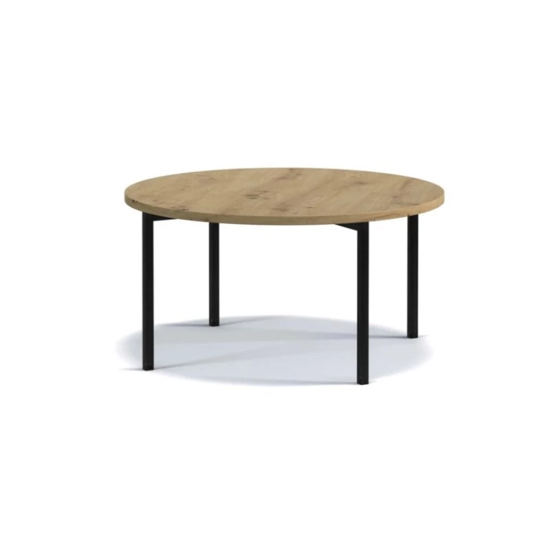 Kulatý konferenční stolek VILEM 2 - dub artisan