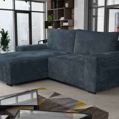 Rohová rozkládací sedačka OLLIONA - modrá