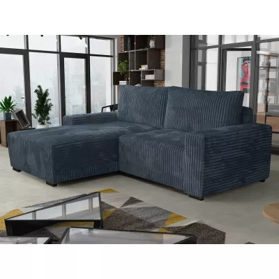 Rohová rozkládací sedačka OLLIONA - modrá