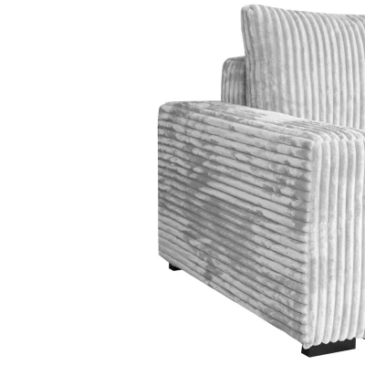 Rohová rozkládací sedačka OLLIONA - světlá šedá