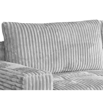 Rohová rozkládací sedačka OLLIONA - světlá šedá