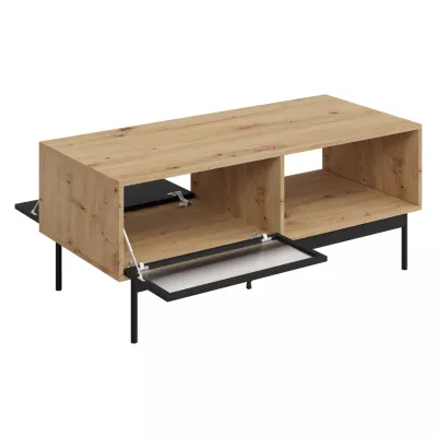 Konferenční stolek MIO - dub artisan / černý