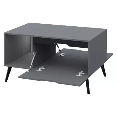 Konferenční stolek LIEN - šedý / černý