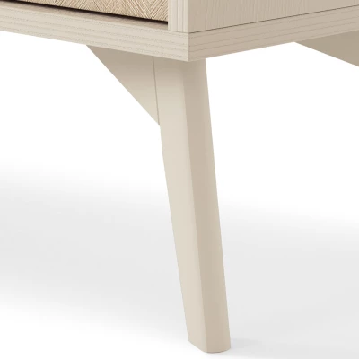 Noční stolek CASIA - písková béžová / scandi