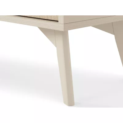 Noční stolek CASIA - písková béžová / scandi