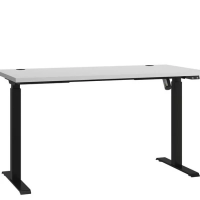 Psací stůl KORTY 1 - světlý šedý / černý