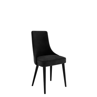 Čalouněná jídelní židle BILAR - černá