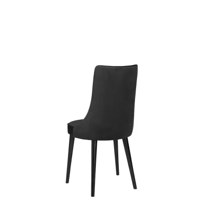 Čalouněná jídelní židle BILAR - černá