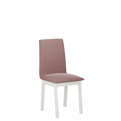 Čalouněná židle k jídelnímu stolu GARLAND 5 - bílá / růžová