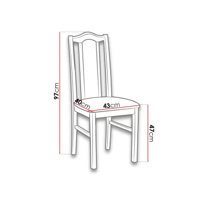 Židle do jídelny EDON 2 - olše / béžová