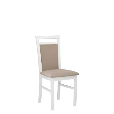 Kuchyňská židle FRATONIA 3 - bílá / béžová